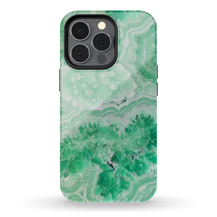 iPhone 13 pro StrongFit Mint Green Agate by  Utart