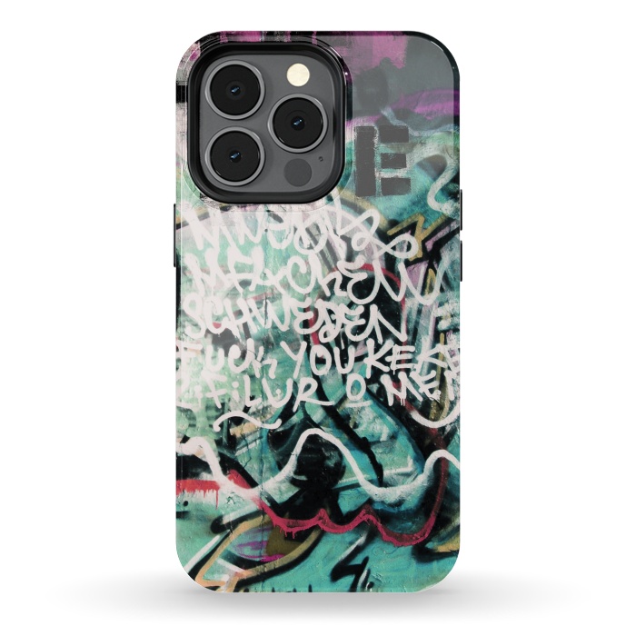 iPhone 13 pro StrongFit Graffiti Art Writing by Andrea Haase