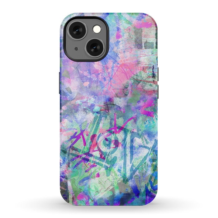 iPhone 13 StrongFit Colorful Grafitti by Andrea Haase