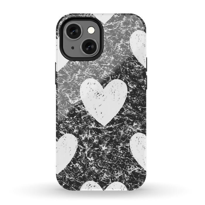 iPhone 13 mini StrongFit Cozy Hearts by ''CVogiatzi.