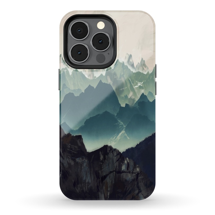 iPhone 13 pro StrongFit Shades of Mountain by ''CVogiatzi.