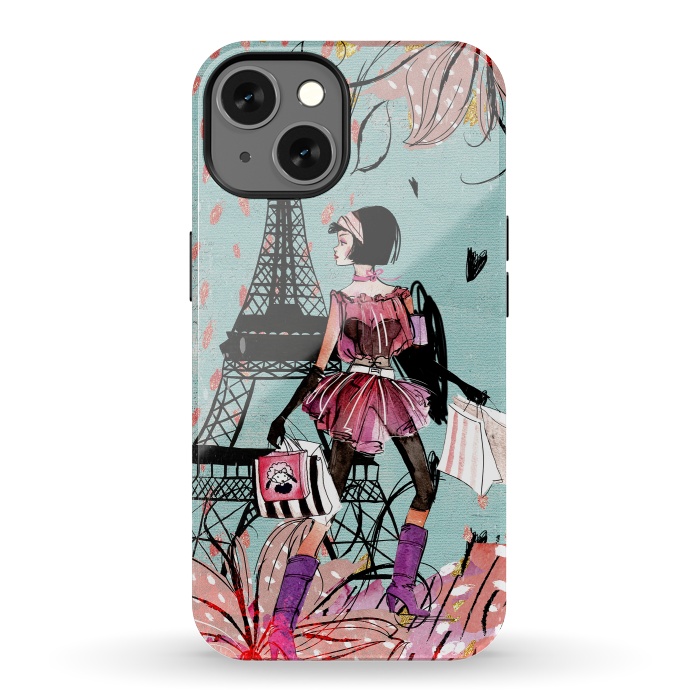 iPhone 13 StrongFit Fashion Girl in Paris by  Utart