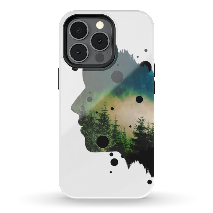 iPhone 13 pro StrongFit Face Of The Forest by Sitchko