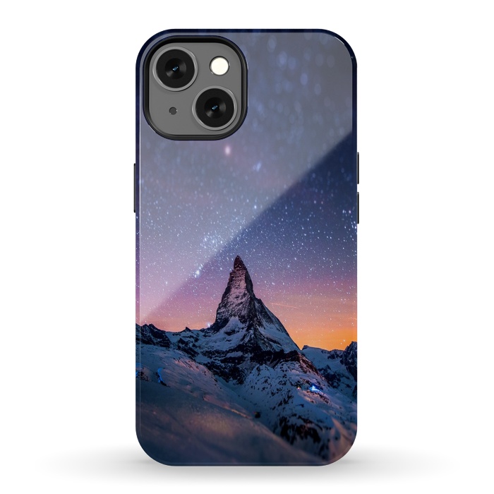 iPhone 13 StrongFit Mountain Reach the Galaxy by ''CVogiatzi.