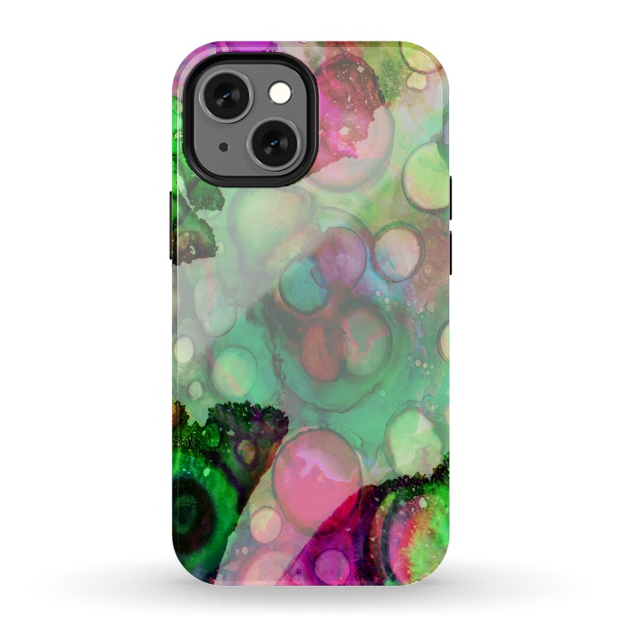 iPhone 13 mini StrongFit Alcohol ink 2 by haroulita