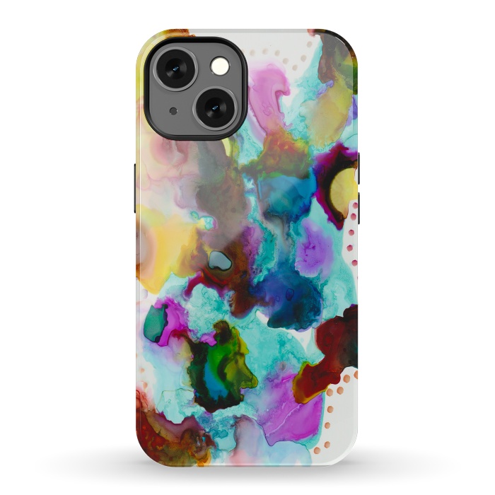 iPhone 13 StrongFit Alcohol ink 4 by haroulita