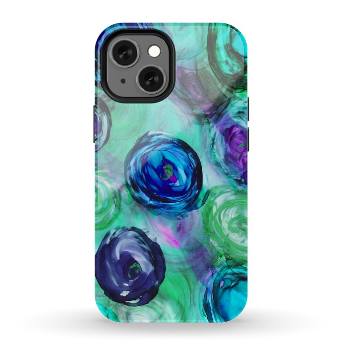 iPhone 13 mini StrongFit Alcohol ink 6 by haroulita