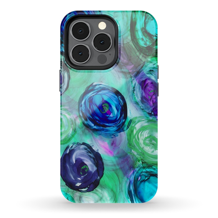 iPhone 13 pro StrongFit Alcohol ink 6 by haroulita