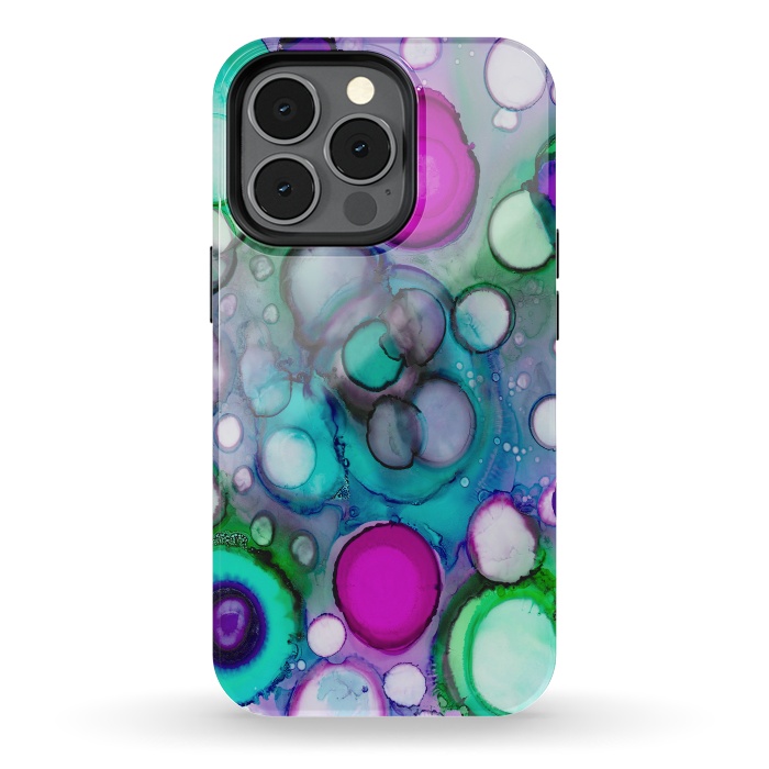 iPhone 13 pro StrongFit Alcohol ink 7 by haroulita