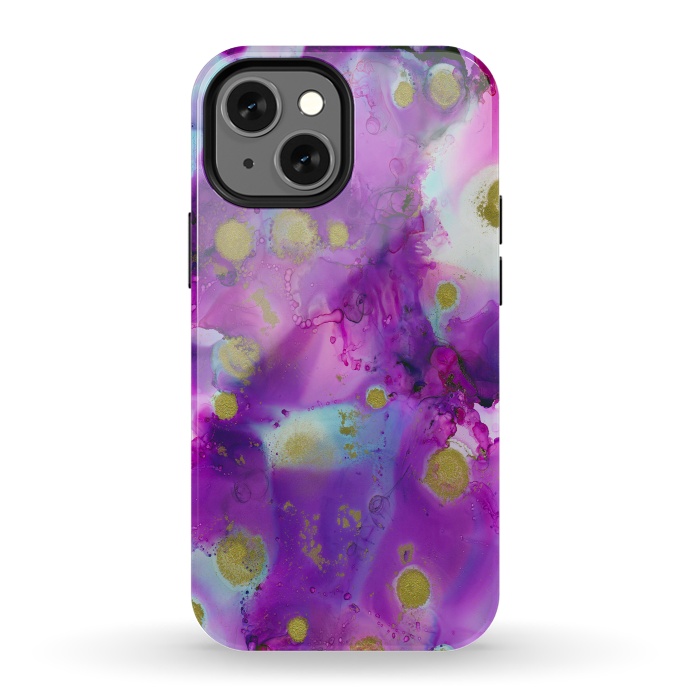 iPhone 13 mini StrongFit Alcohol ink 9 by haroulita