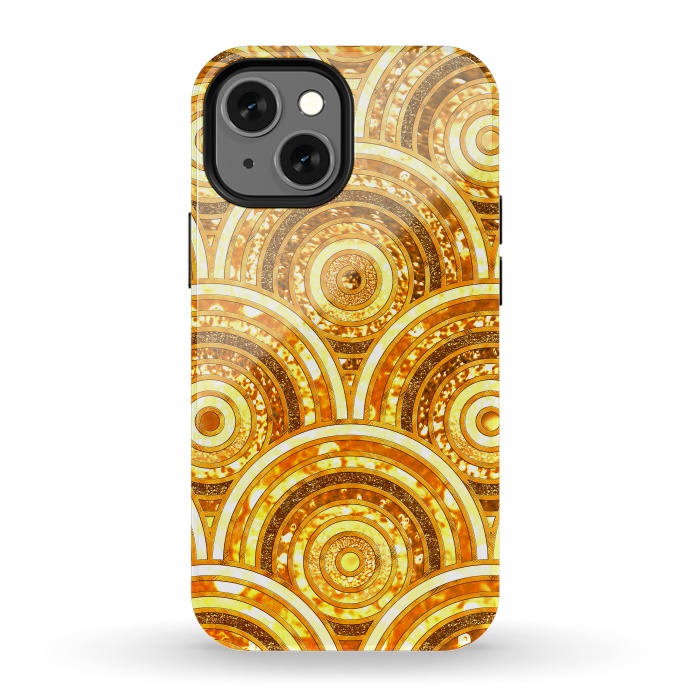 iPhone 13 mini StrongFit aztec gold by  Utart