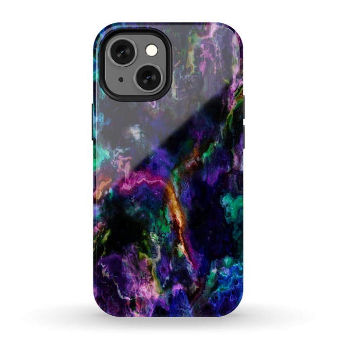 iPhone 13 mini StrongFit Colorful marble by haroulita