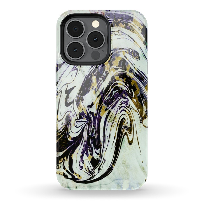 iPhone 13 pro StrongFit artistic marble by haroulita