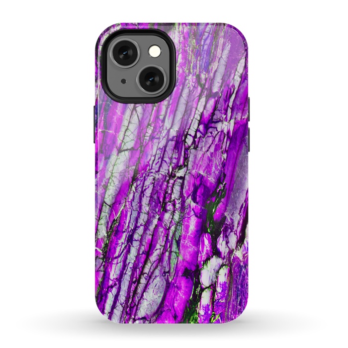 iPhone 13 mini StrongFit ultra violet texture marble by haroulita