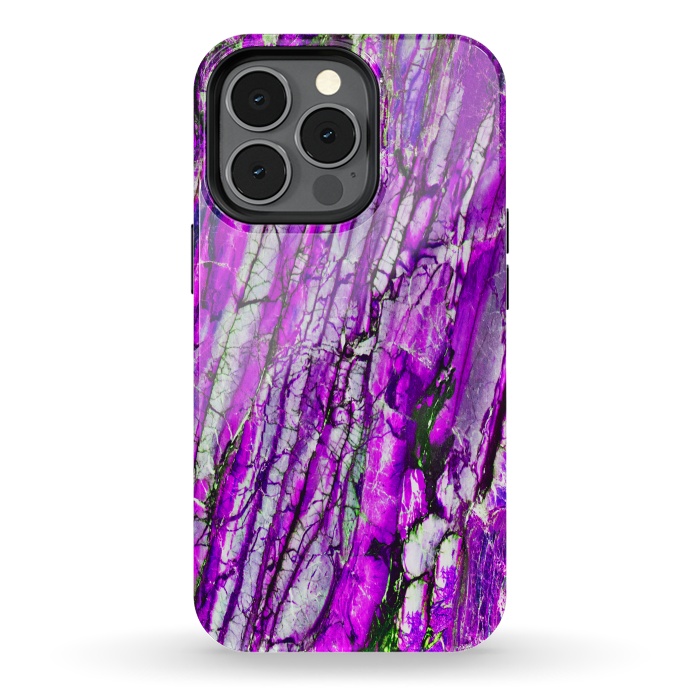 iPhone 13 pro StrongFit ultra violet texture marble by haroulita