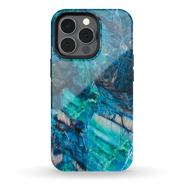 iPhone 13 pro StrongFit sea marble by haroulita