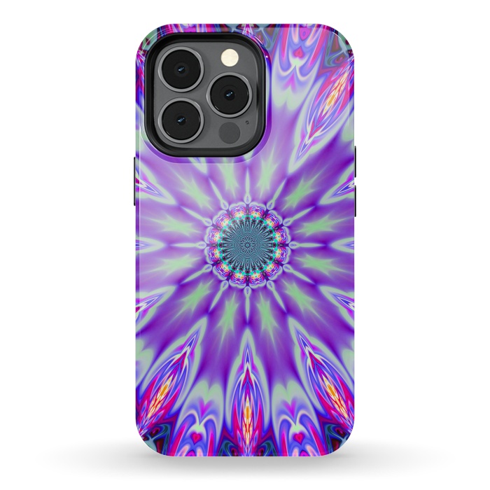 iPhone 13 pro StrongFit ultra violet mandala by haroulita