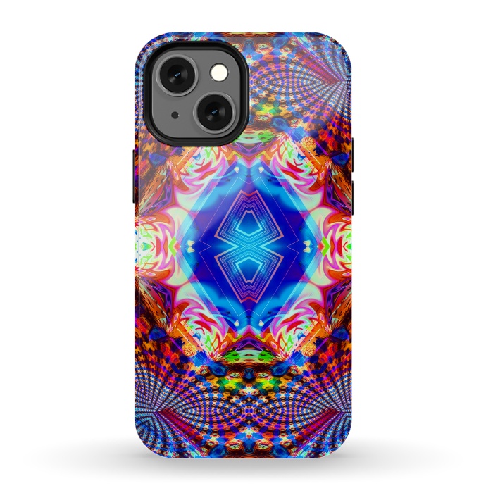 iPhone 13 mini StrongFit Kaleidoscope mandala i by haroulita