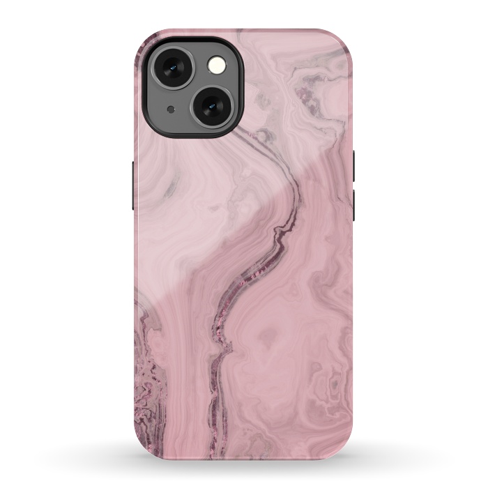 iPhone 13 StrongFit Glamorous Marble Pink 2 by Andrea Haase