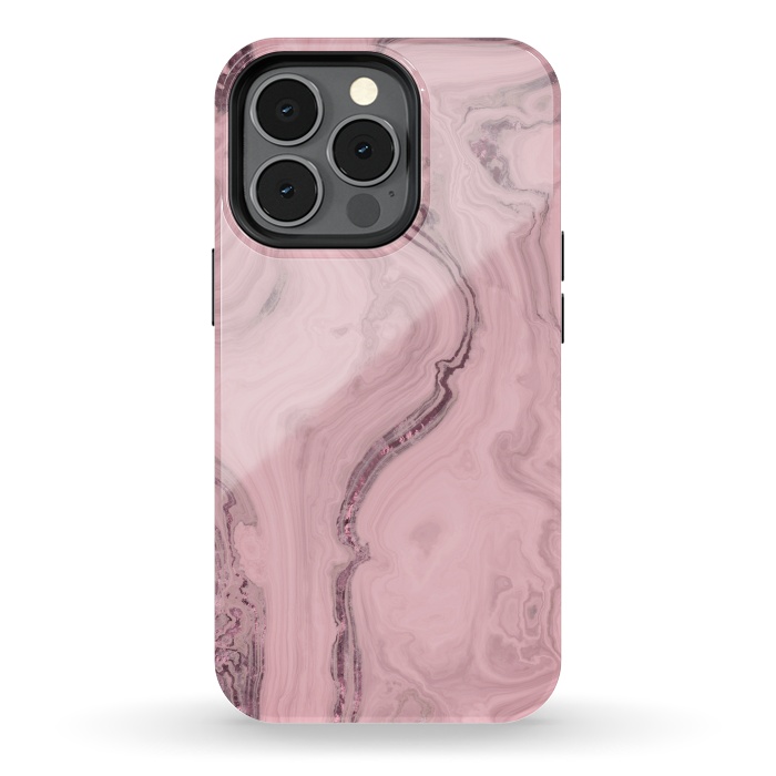 iPhone 13 pro StrongFit Glamorous Marble Pink 2 by Andrea Haase