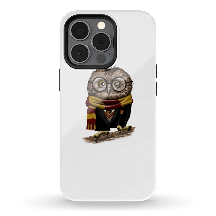 iPhone 13 pro StrongFit Owly Potter by Vincent Patrick Trinidad