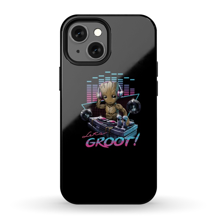 iPhone 13 mini StrongFit Let's Groot by Vincent Patrick Trinidad