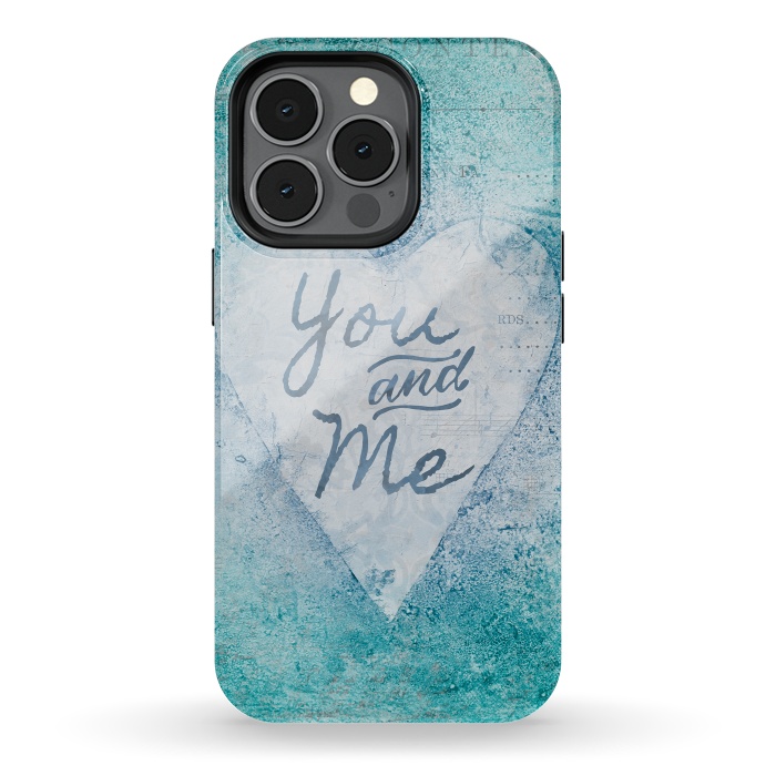 iPhone 13 pro StrongFit You And Me Love Heart by Andrea Haase