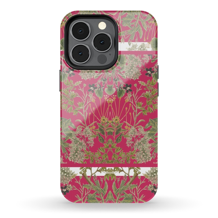 iPhone 13 pro StrongFit Botanic Frames by Zala Farah