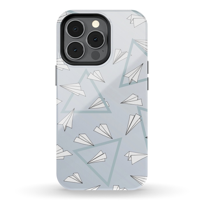 iPhone 13 pro StrongFit Paper Planes by Barlena