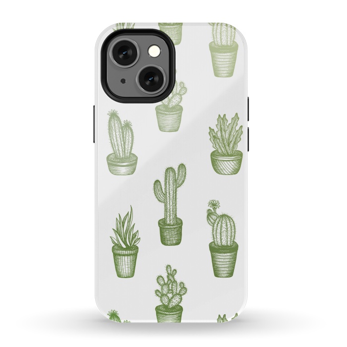 iPhone 13 mini StrongFit Succulents by Barlena