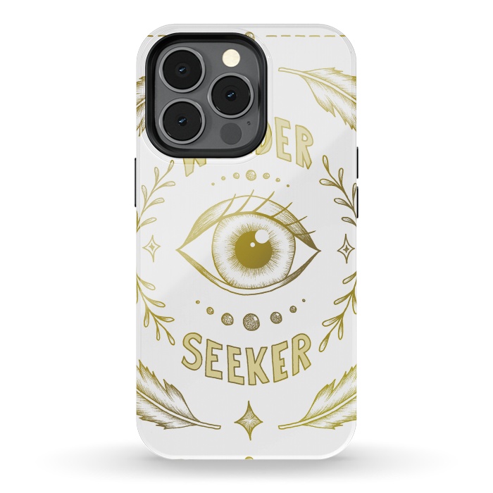 iPhone 13 pro StrongFit Wonder Seeker by Barlena