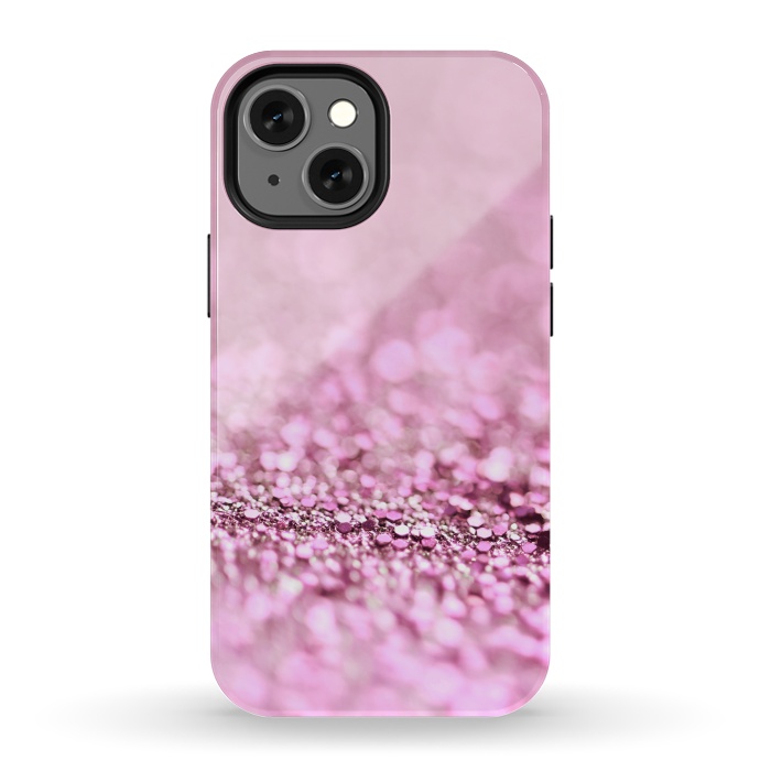 iPhone 13 mini StrongFit Rose Gold Blush Glitter by  Utart