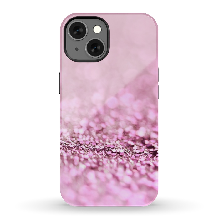 iPhone 13 StrongFit Rose Gold Blush Glitter by  Utart