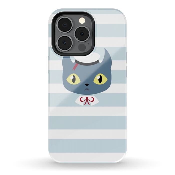 iPhone 13 pro StrongFit Sailor cat by Laura Nagel