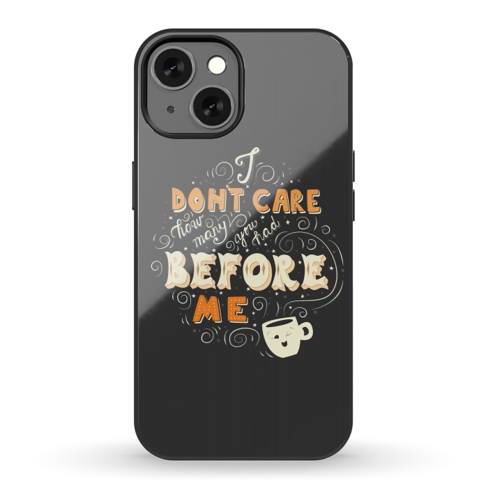 iPhone 13 StrongFit Coffee typography funny design by Jelena Obradovic