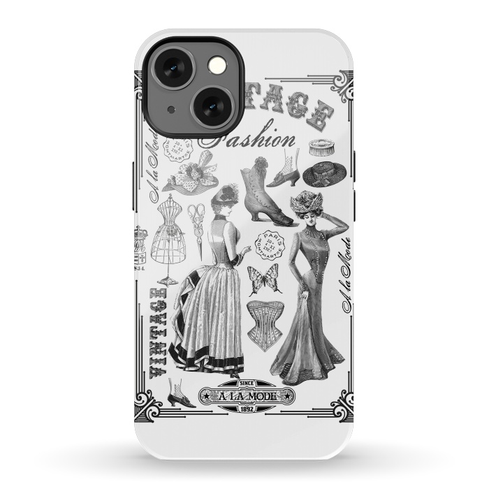 iPhone 13 StrongFit Vintage Fashion Ladies by Andrea Haase