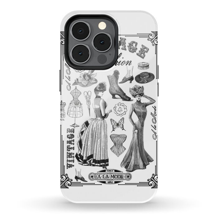 iPhone 13 pro StrongFit Vintage Fashion Ladies by Andrea Haase