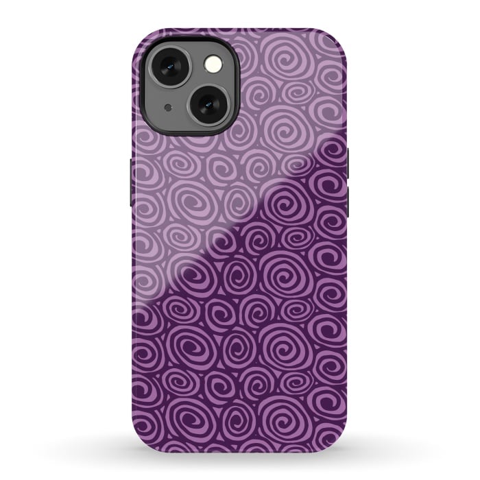 iPhone 13 StrongFit Spiral pattern by Laura Nagel