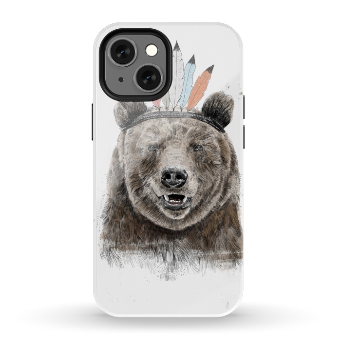 iPhone 13 mini StrongFit Festival bear by Balazs Solti