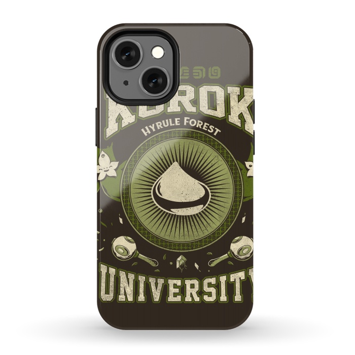 iPhone 13 mini StrongFit Korok University by Ilustrata