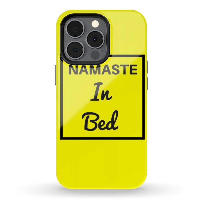 iPhone 13 pro StrongFit namaste in bed by MALLIKA