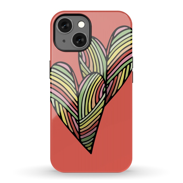 iPhone 13 StrongFit Two Hearts by Majoih
