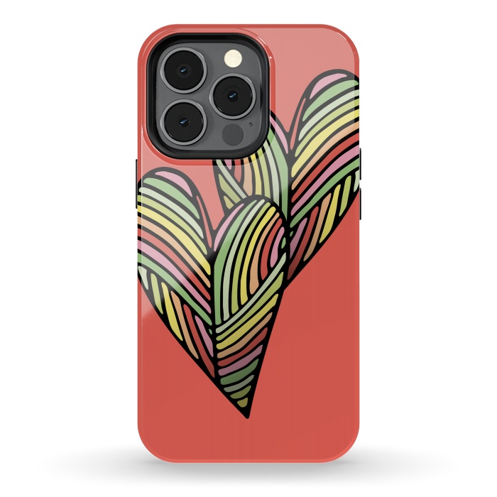 iPhone 13 pro StrongFit Two Hearts by Majoih