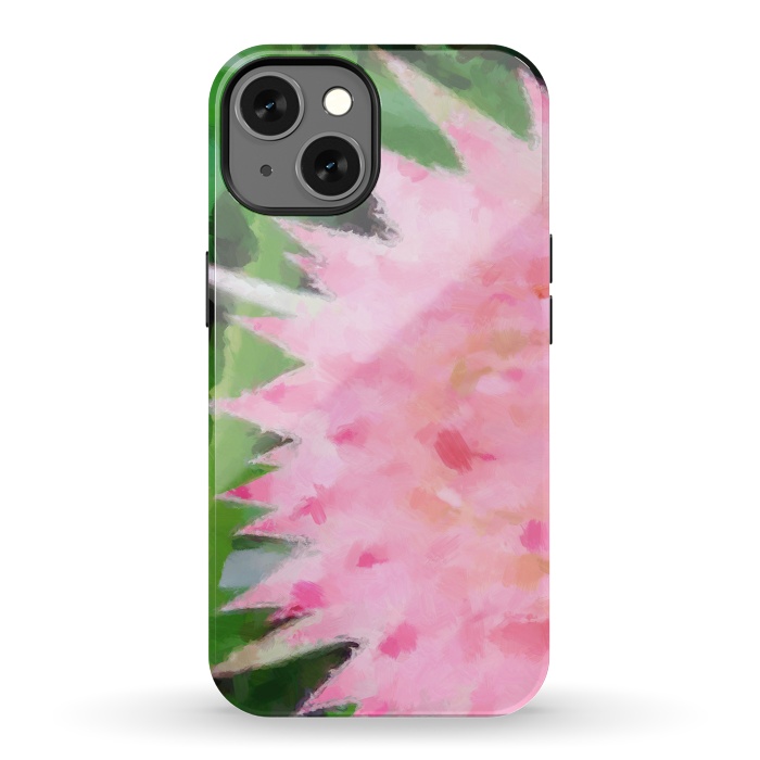 iPhone 13 StrongFit Pink Explosion by Majoih