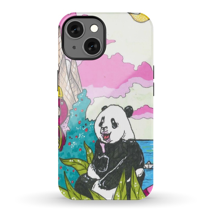 iPhone 13 StrongFit sugar panda by Varo Lojo