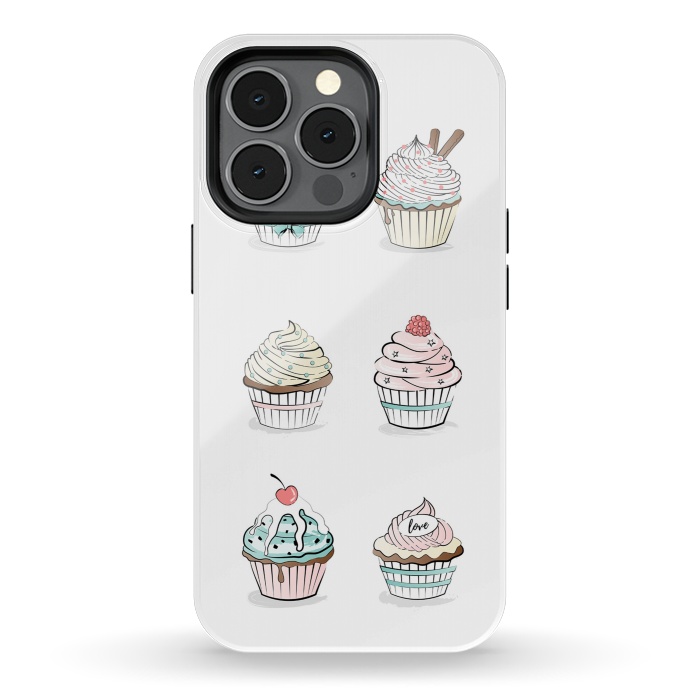 iPhone 13 pro StrongFit Sweet Cupcakes by Martina