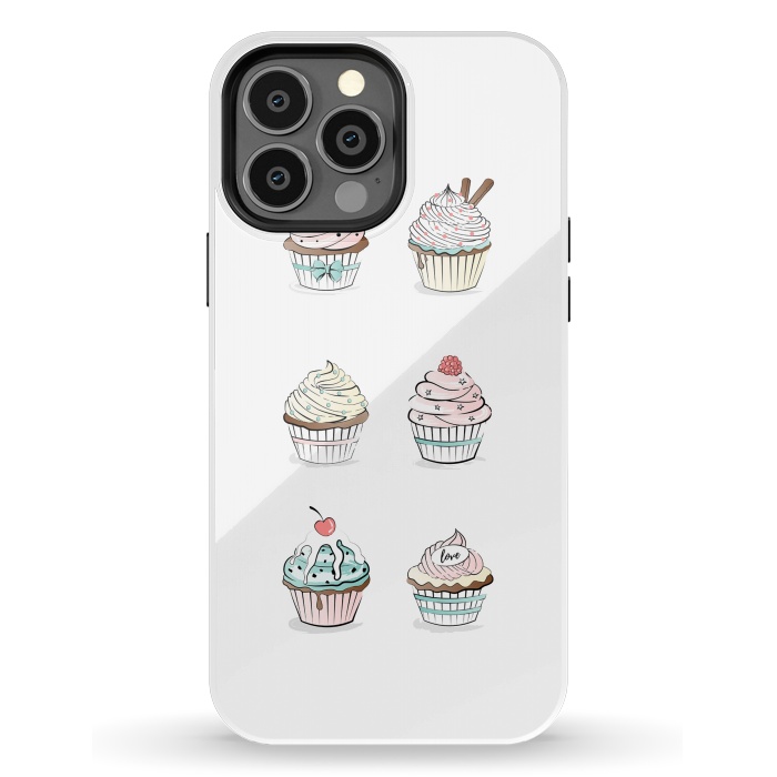 iPhone 13 Pro Max StrongFit Sweet Cupcakes by Martina