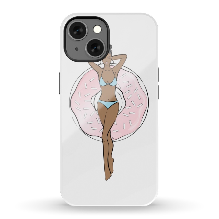 iPhone 13 StrongFit Summer time relax Dark skin by Martina