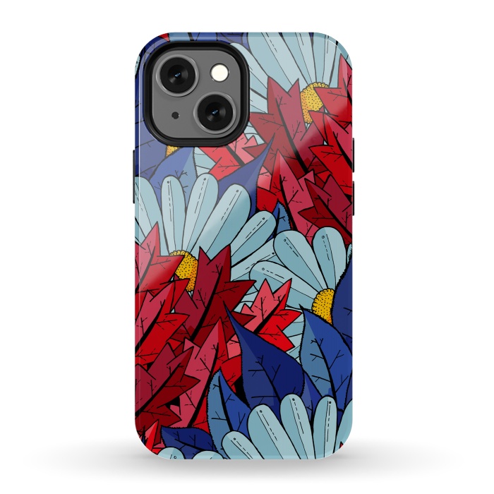 iPhone 13 mini StrongFit The flowers and the leaves by Steve Wade (Swade)