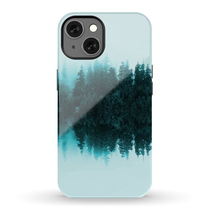 iPhone 13 StrongFit Cloudy Forest by Creativeaxle